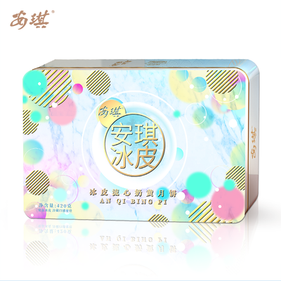 安琪冰皮流心奶黄月饼